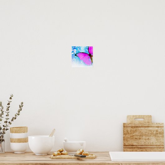 蝶 ポスター (キッチン)