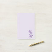 蝶 ポストイット (デスク上)