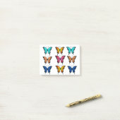 蝶 ポストイット (デスク上)