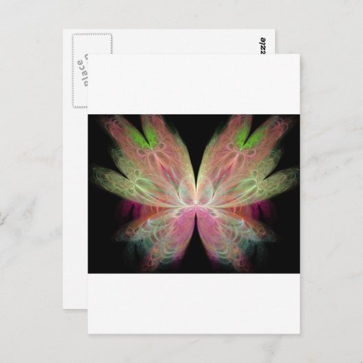 蝶 ポストカード (正面/裏面)