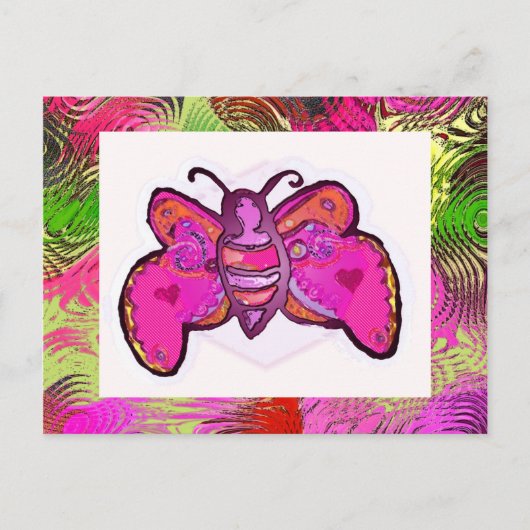 蝶 ポストカード (正面)