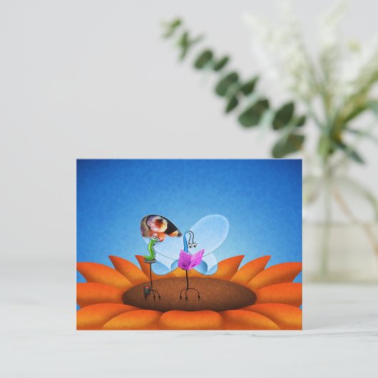 蝶 ポストカード (スタンド正面)