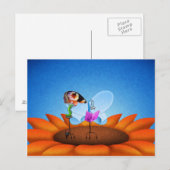 蝶 ポストカード (正面/裏面)