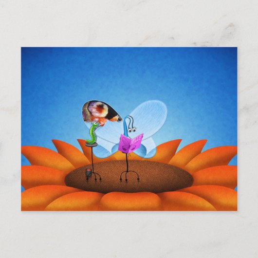 蝶 ポストカード (正面)