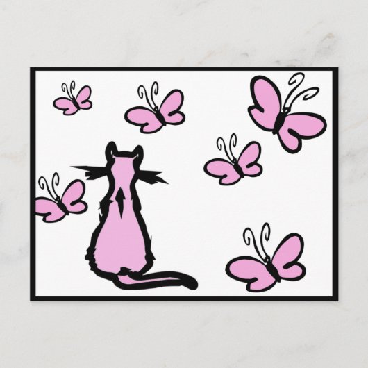 蝶 ポストカード (正面)