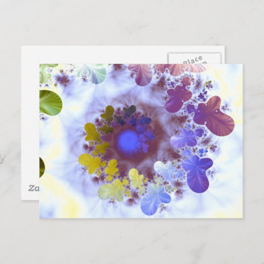 蝶 ポストカード (正面/裏面)