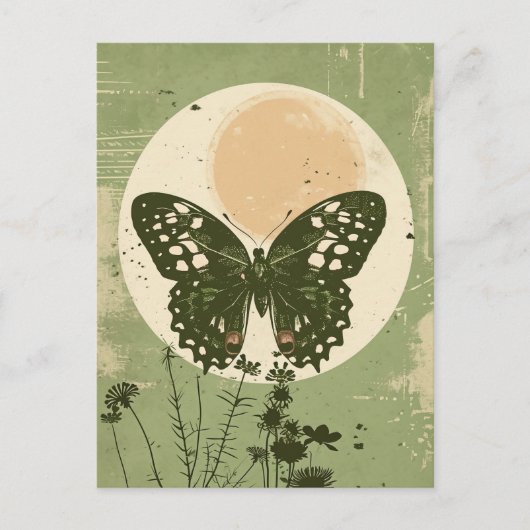 蝶 ポストカード (正面)
