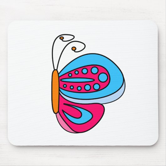 蝶 マウスパッド (正面)