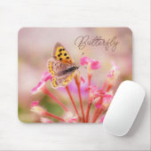 蝶 マウスパッド (マウス)