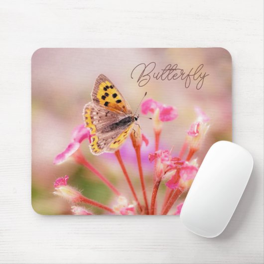 蝶 マウスパッド (マウス)