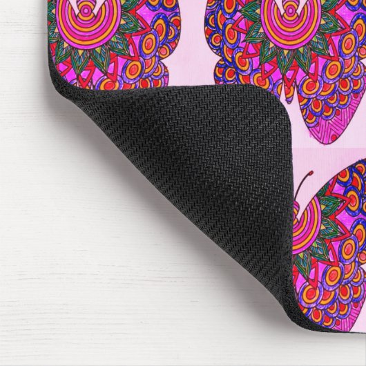 蝶 マウスパッド (コーナー)