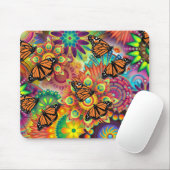 蝶 マウスパッド (マウス)