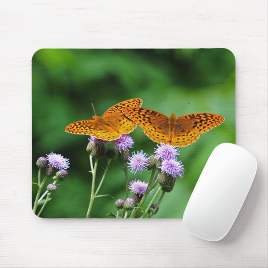 蝶 マウスパッド (マウス)