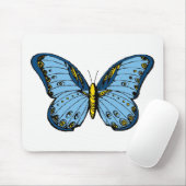 蝶 マウスパッド (マウス)