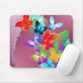 蝶 マウスパッド (マウス)