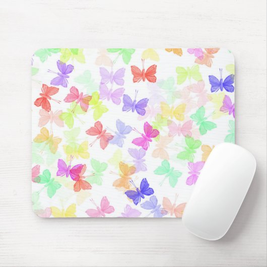蝶 マウスパッド (マウス)