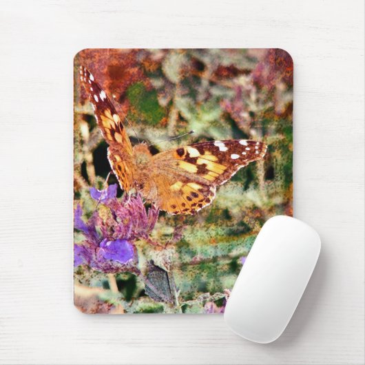 蝶 マウスパッド (マウス)