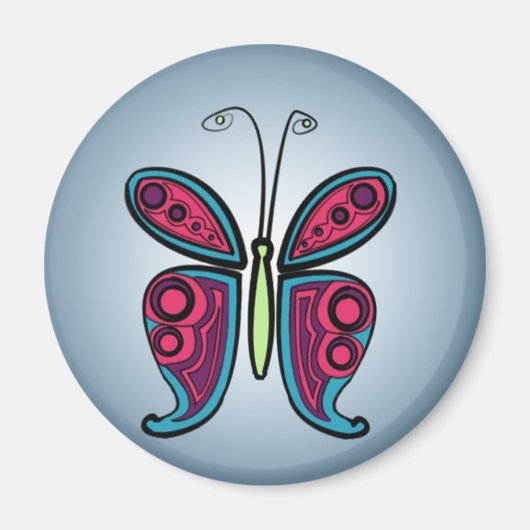 蝶 マグネット (正面)