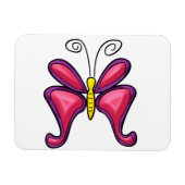 蝶 マグネット (横)