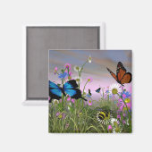 蝶 マグネット (正面/裏面)