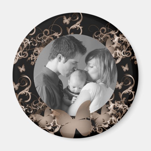 蝶 マグネット (正面)