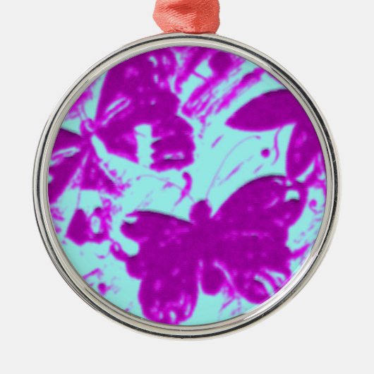 蝶 メタルオーナメント (正面)