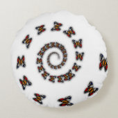 蝶 ラウンドクッション (裏面)