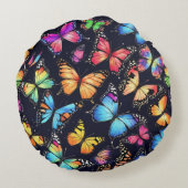 蝶 ラウンドクッション (裏面)