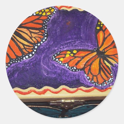 蝶 ラウンドシール (正面)