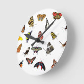 蝶 ラウンド壁時計 (傾斜)