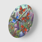 蝶 ラウンド壁時計 (傾斜)