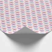 蝶 ラッピングペーパー (角)