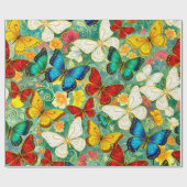 蝶 ラッピングペーパー (フラット)