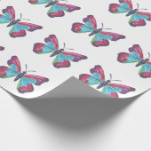 蝶 ラッピングペーパー (角)