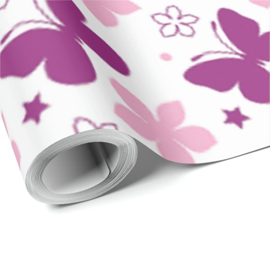 蝶 ラッピングペーパー (ロールコーナー)