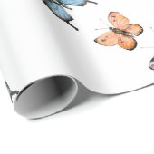 蝶 ラッピングペーパー (ロールコーナー)