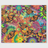 蝶 ラッピングペーパー (フラット)