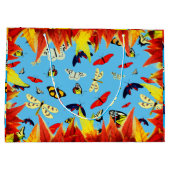 蝶 ラージペーパーバッグ (裏面)