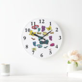 蝶 ラージ壁時計 (ホーム)