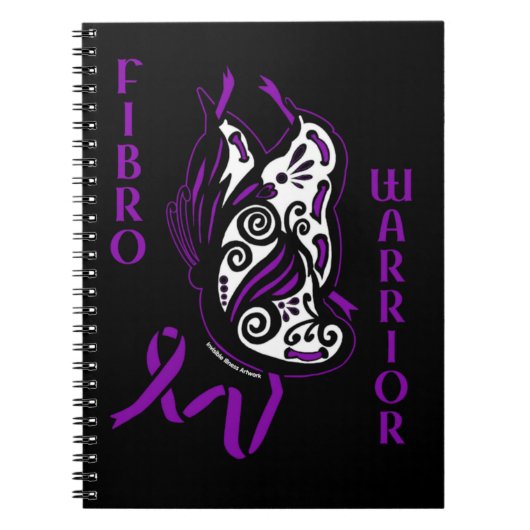 蝶/リボン…フィブロー ノートブック (正面)