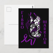 蝶/リボン…フィブロー ポストカード (正面/裏面)