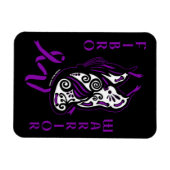 蝶/リボン…フィブロー マグネット (横)