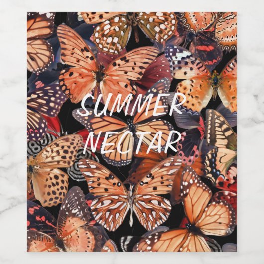 蝶 ワインラベル (シングルラベル)