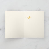 蝶 – 人生の苦労 – 感動的引用文 カード (内部)