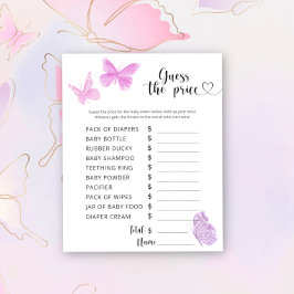 蝶 – 価格を推測！ゲーム