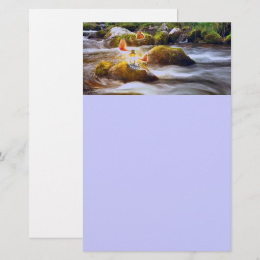 蝶 便箋 (正面/裏面)