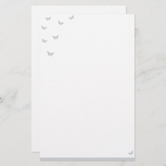 蝶 便箋 (正面/裏面)