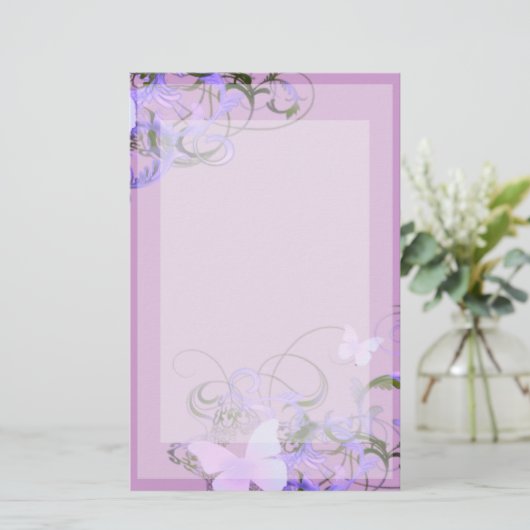 蝶 便箋 (スタンド正面)