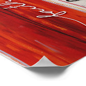 蝶 – 信仰、希望、愛、家族、友人 ポスター (角)