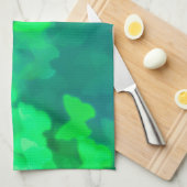 蝶《写真》ぼけ味 キッチンタオル (四つ折り)